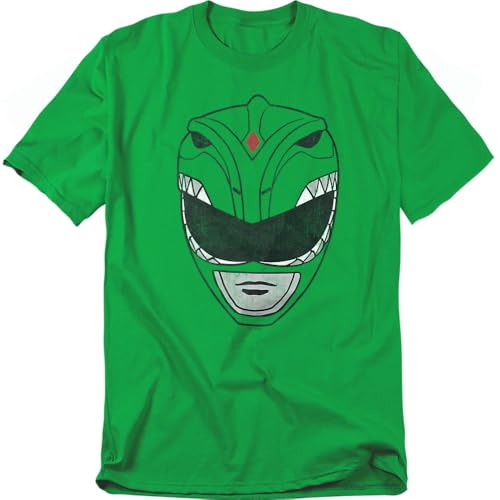 Popfunk Power Rangers T-Shirt - 4X-Large Green - Power Ranger Mask