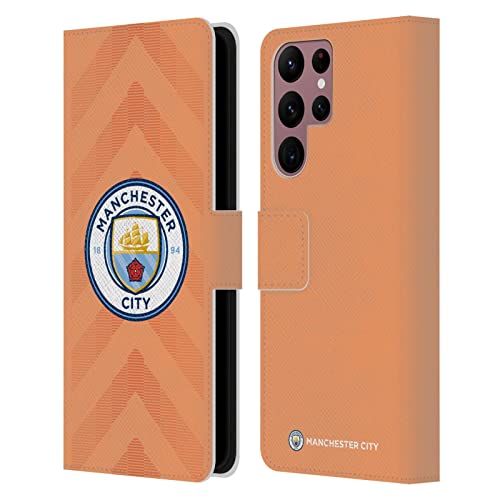 Étui en cuir Man City FC Away Gardien pour Samsung Galaxy S22 Ultra