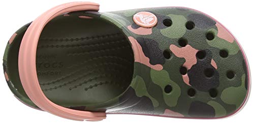 Image of Crocs Unisex Kids Crocband Prismatic Clogs K Volt Green