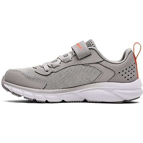 Image of Under Armour Boys' Little Kid Pre School Assert 9 Alternate ClosureDISC, Gray Wolf (104) /White, 11.5