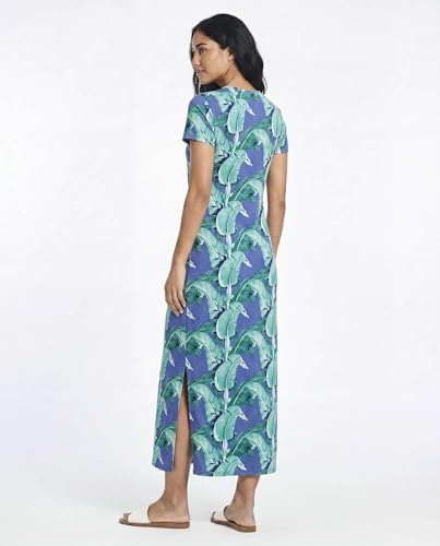 Image of Real Essentials 3 Pack Women's Casual Short Sleeve Maxi T-Shirt Dress with Slit (Available in Plus Size)