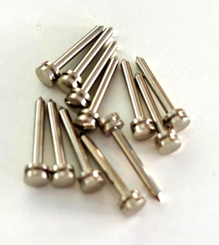 Pack of 12 Accordion Bellows Pins. Cylinder Head. Accordion Repair Parts. Accordion Accessories. (2.0 X 19mm.)