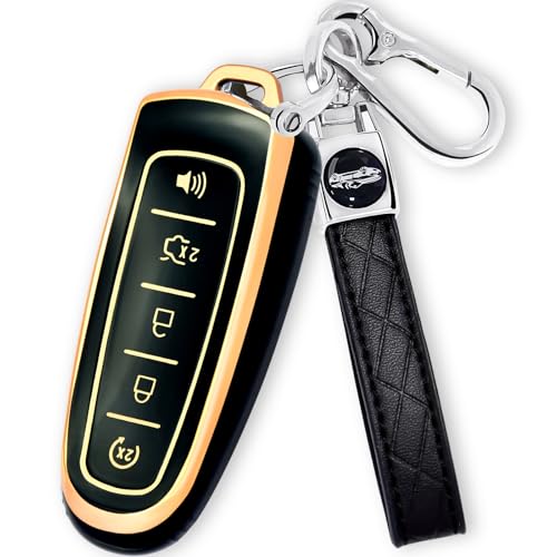 Coque de clé pour Ford Focus Explorer et Lincoln boîtier protection télécommande noir