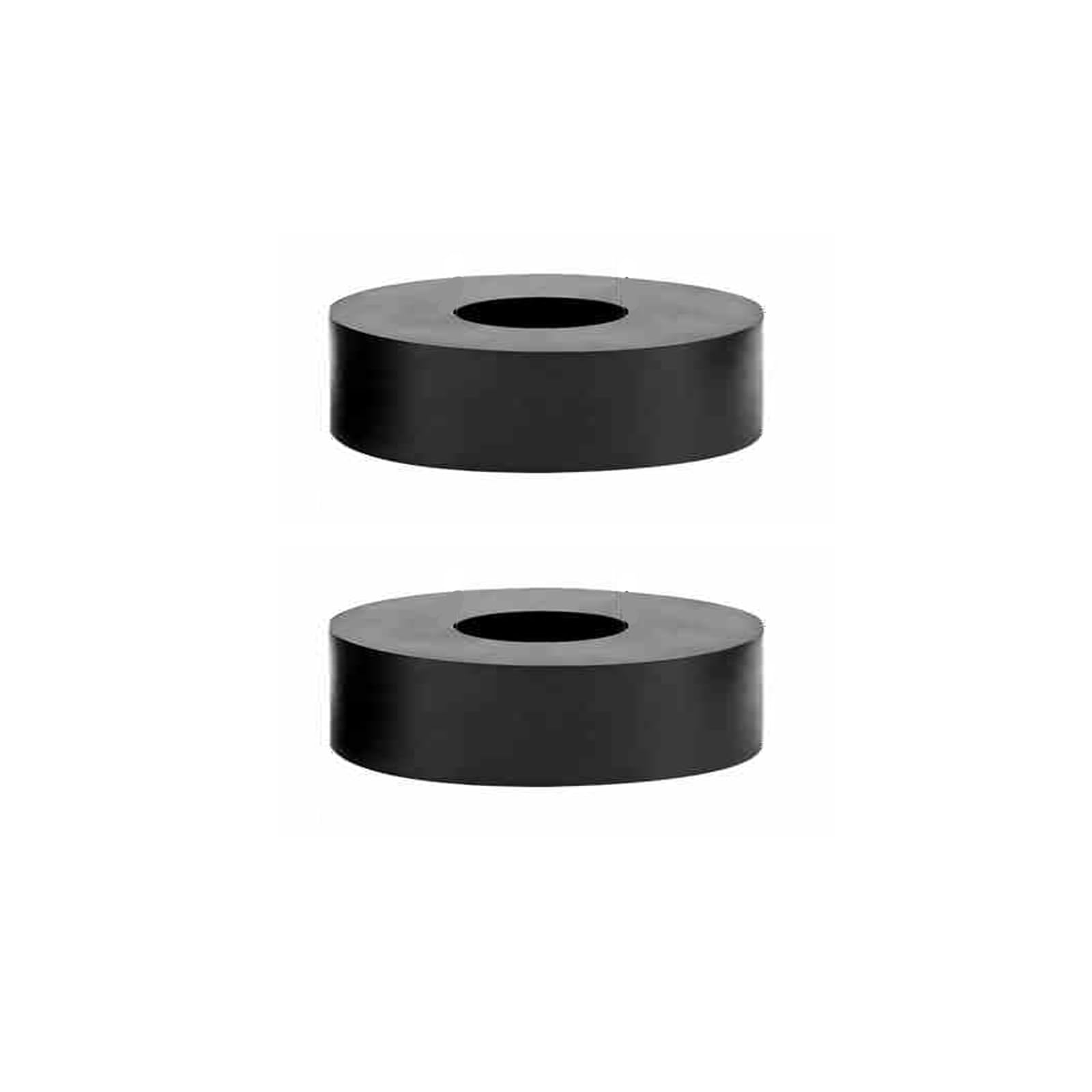 2 Stück Schwarze Flache Gummischeiben OD 150 mm, Gummischeiben in Mehreren Größen für Stoßdämpfung, Abdichtung und Rutschfestigkeit,Schwarz,150 * 30 * 20