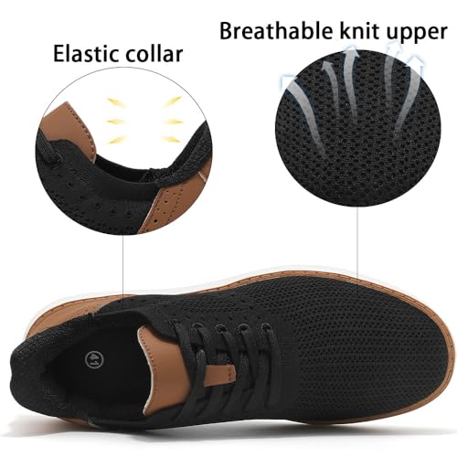 Mens Slip On Casual Dress Sneakers Oxfords Business Shoes Mesh Breathable Walking Shoes Tennis Comfortable4