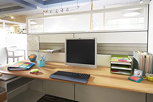 Image of Post-it Notes in Neon Colors - 1&3 /8in X 1&7 /8-12 pads. 100 sheets /pad.