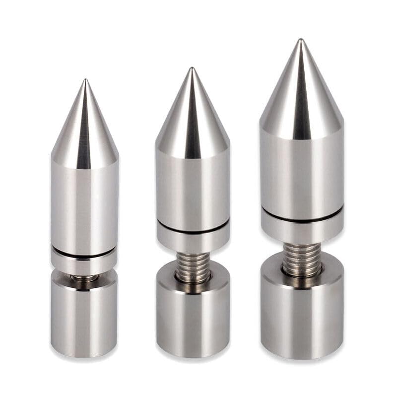 Generic 4pcs 316L Speaker Adjustable Height Spike Amplifier Shockproof Isolation Stand