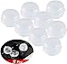 Produktbild SANTOO 8 Stk Herd Knob Abdeckungen Küche Gasherd Knob Abdeckungen Kindersicherung Transparent Schutz Abdeckungen
