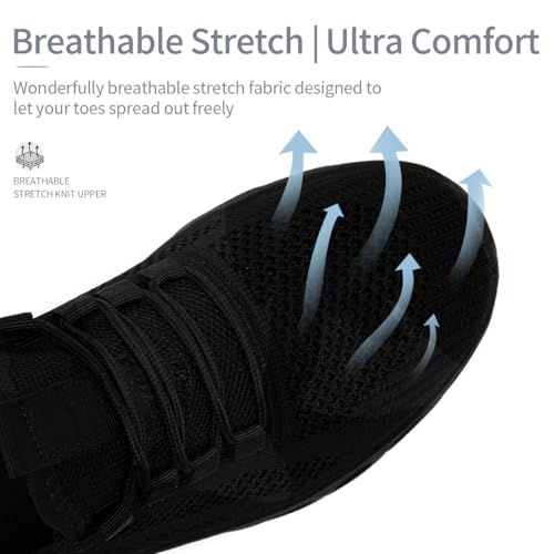 Womens Walking Shoes Casual Slip On Tennis Running Sneakers Lightweight Breathable Non Slip Workout Athletic Gym Cross Training Trainers3