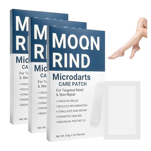 Hongxlaobiao Moon-Rind VeinTarget Microdarts Patch Professional Varicose Veins Treat-ment for Legs Patches 2026 New Varicose Veins for Legs Natural Ingredients Leg-for All Skin Types(3 box)