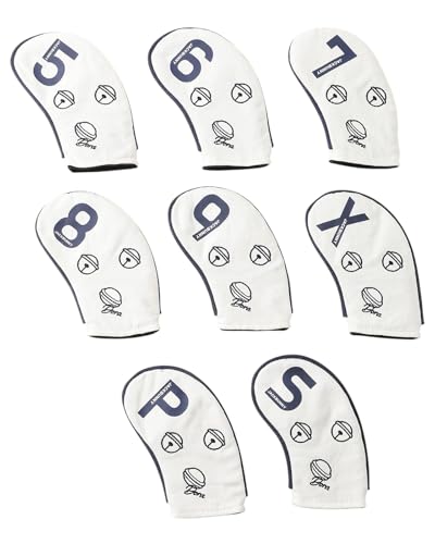 [ジャックバニー] アイアンカバーセット [キャラクター](8個入り・番手:5~9・S・P・X) / ゴルフ IC / 262-5284049 030_ホワイト FR 5枚目