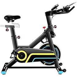 Ancheer Bicicleta De Spinning ANCHEER Bicicleta estática bicicleta de fitness, bicicleta de ejercicio, pantalla LCD y control APP, cojín ajustable, soporte de tableta/volante silencioso