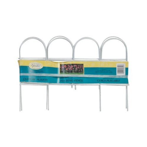 89319 Mini Arch Folding Fence, White - Pack of 3