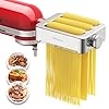 All metal pasta attachment 3 in 1 set for kitchenaid stand mixer included pasta sheet roller spaghetti cutter fettuccine cutter maker accessories and cleaning brush  urban country home decor