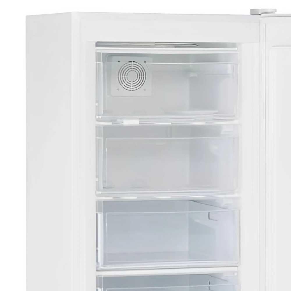 MBH - Congelador vertical profesional de 255 litros con 7 cajones para hostelería. Armario congelador industrial para bar y restaurante.