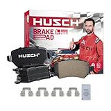 HUSCH Hinten Hochwertige Keramik Auto Bremsbeläge ECE-R90 zertifiziert wenig Staub 1 Set mit 4 Bremsbelägen HSB P 59 038 HSB 16512 für Chevrolet Astra/Chevrolet Corsa/Chevrolet Zafira