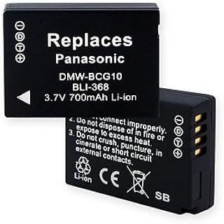 Replacement Battery for PANASONIC DMW-BCG10 10E 10PP Digital Camera