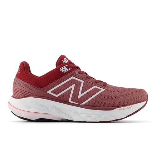 New Balance New Balance Women's Fresh Foam X 860 V14 Running Shoe, Washed Burgundy/Monarch Burgundy/Pink Granite, 7.5 W