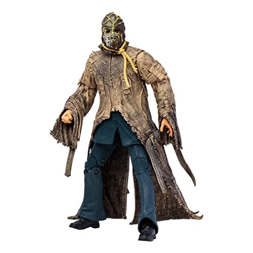 McFarlane Toys 7-Inch DC Dark Knight Trilogy Scarecrow Action Figure with 22 Moving Parts, Collectible DC Figure - Image 2