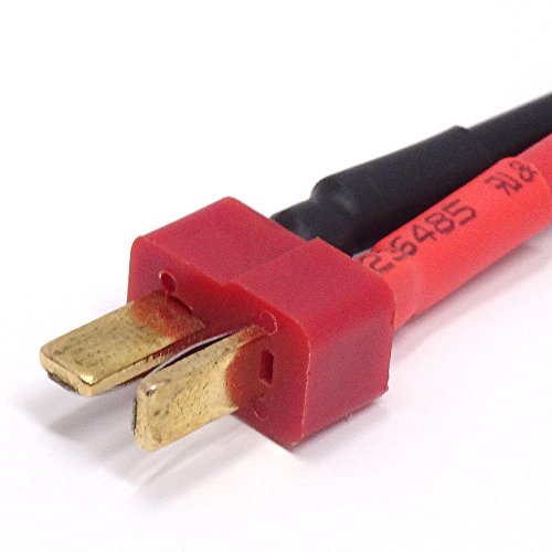 humpie dumpie Cable Conector Deans Style T Plug Hembra Macho 10 cm Adaptador 14 AWG Drone