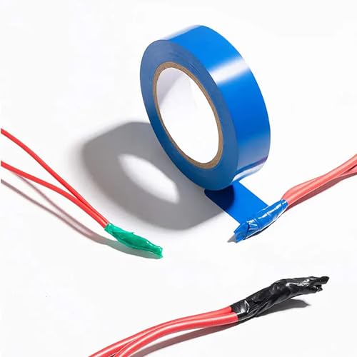Image of Electrical Tape Multicolor 6 Pack, 3 /4 in x 33ft, PVC Insulation Tape, Flame Retardant & Weather Resistant, Color Coding for Wires, Circuits, and DIY Projects