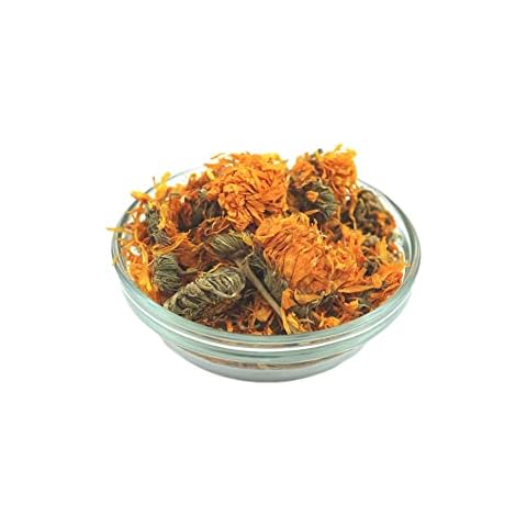Calendula Flowers, 8oz, soap Making Supplies, Also for Herbal extracts, tinctures, teas, salves, Creams, lotions or Lip balms. Cover