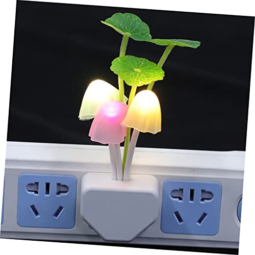 Ipetboom 3pcs Lámparas de Mesa de Noche Hongo LED miniatura 4