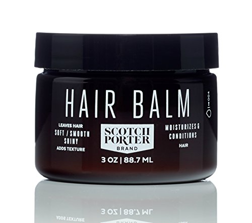 Scotch Porter - Hair Balm, Men’s Frizz Control Styling Cream, 3 oz