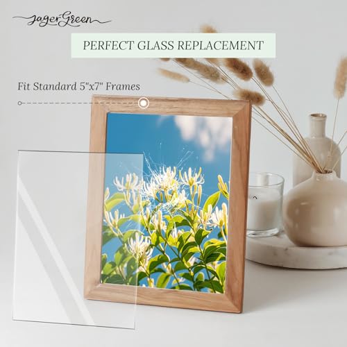 Image of 5x7 Acrylic Sheets Pack of 20, Plexiglass Sheets 0.04 inch Thick, Replacement for Clear Picture Frames, DIY Projects & Crafting Supplies