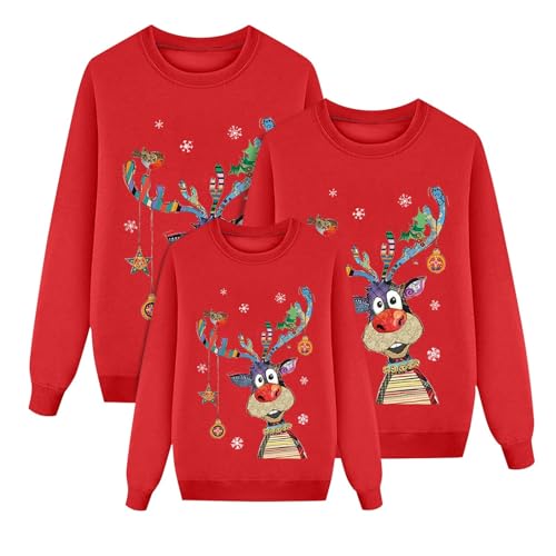 Mobanna weihnachtspullover paare, weihnachtspullover damen grün -...