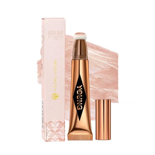 Barra de Belleza de Perfil Coloretes, Rubor en Polvo Líquido Coloretes, Aplicador de Almohadilla de Perfil de Polvo de Crema, Aplicador de Rubor en Polvo Natural Impermeable (#4, 12ml)
