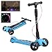 Produktbild CHIYEEE Kinderroller Musik Dreiradscooter mit PU LED Leuchtenden Räder und 3 Stufen Einstellbare Höhe Doppel-Hinterrad Big Wheel für Kinder 2-10 Jahre alt