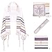 3 ARCHES USA, Yeshua Light Of The World Prayer Shawl, Purple Messianic Tallit Prayer Shawl 72”X22” With Bag-Tallit prayer shawl from Israel with Scripture Corners.