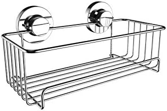 Britten & James Shower Tidy Suction Fit Rust Proof Stainless Steel