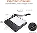 Amazon Basics Paper Trimmer Cutter for Office and Crafts, Heavy-Duty, Portable Guillotine Paper Cutter with Blade Lock, 12-Inch, 10-Sheet Cardstock, Photos