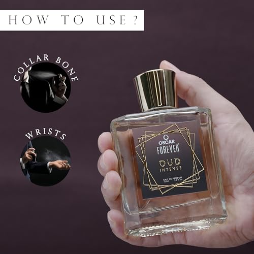 Oscar Forever OUD Intense Eau De Parfum Unisex, 100ml | Long Lasting Perfume for Men & Women | Premium Luxury Fragrance Scent | Aromatic Blend of Rose, White Floral, Musky | Long Lasting Smell