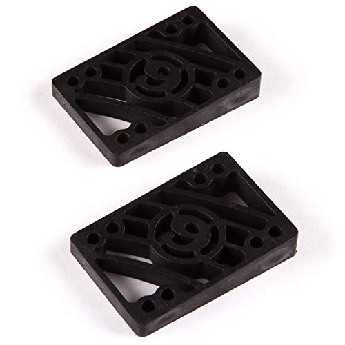 Plastica riciclata Sector 9 angolato Risers (Single Set), Nero