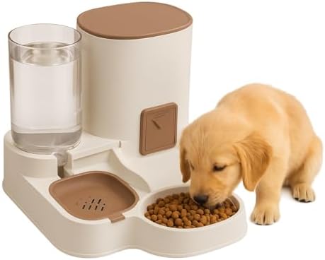 Comedouro e Bebedouro Automático para Cães e Gatos - Tigela Dupla...