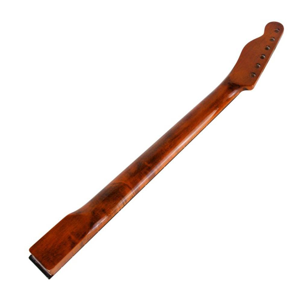 Manico di ricambio per chitarra, manico Telecaster compatibile per parti di ricambio fai da te per chitarra, tastiera in palissandro con binding a 22 tasti per TL ST Tele Back Center Line Manico di