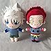 Hunter x Hunter Peluche Mignon Hisoka Peluche Killua Zoldyck Poupée Hunter x Hunter Peluche 2pcs