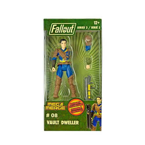 Fallout Mega Merge Figures (Nuka Cola, Vault Dweller, T-45 Power Armor, T-52, X-01 Armor, Nick Valentine) (Vault Dwelller)