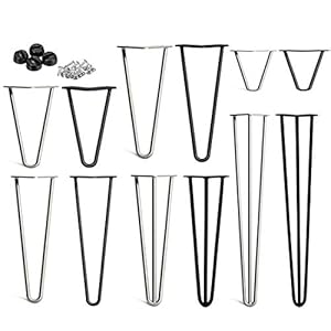 Lucn HU-XI-56 Haarnadel Möbelfüße 4er-Set