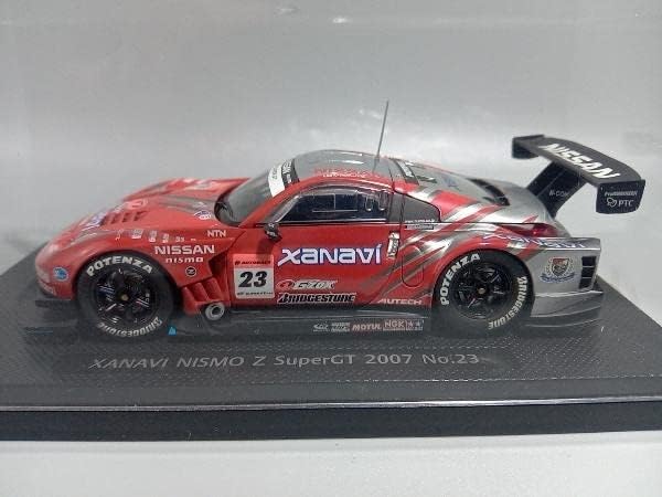 EBBRO 1/43 SUPER GT 500 XANAVI NISMO Z 2007 No.23 SILVER/RED 1/43