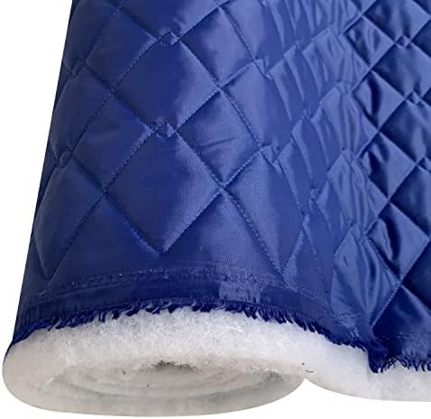 EU Fabrics - Quilted Waterproof Fabric - 23 Colours - 4oz - Outdoor Bedding - Jacket -Upholstery Fabric - Dress Clothing - Sold by The Meter. 150cm Wide (White)