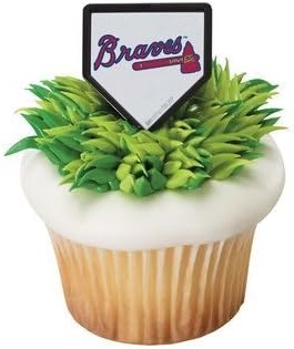 MLB Atlanta Braves Cupcake Rings - 24 ct by MLB