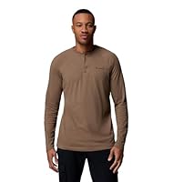 Columbia Mens Thistletown Hills Raglan Henley, Delta Heather, 6X