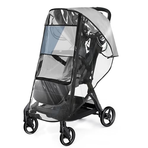 Universal Regenschutz für Kinderwagen, Komfort Regenverdeck für Buggy...