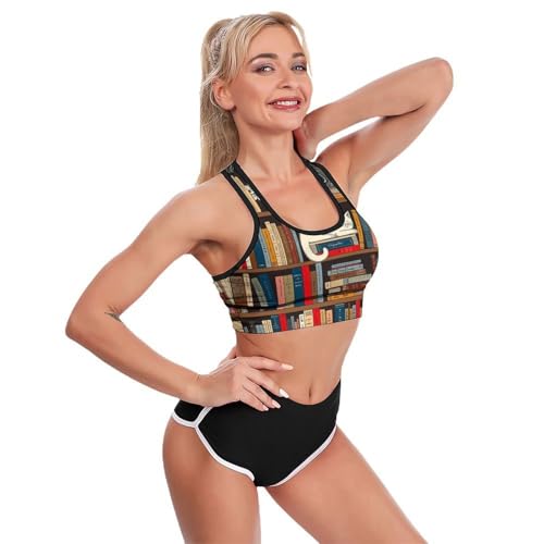 Women's Sexy Yoga Bras Racerback Athletic Vest Underwear for Workout4