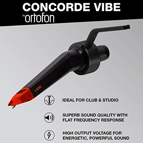 Reloop Concorde Vibe Versatile Dj Cartridge For Studio And Club Use, Elliptical Stylus - Black And Orange #TOP6