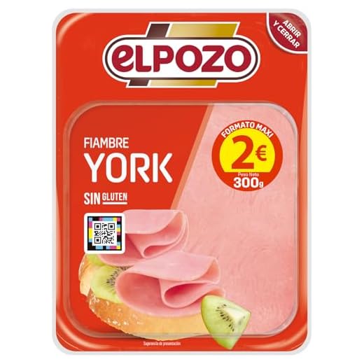 ELPOZO fiambre de york sandwich en lonchas sobre 300 gr